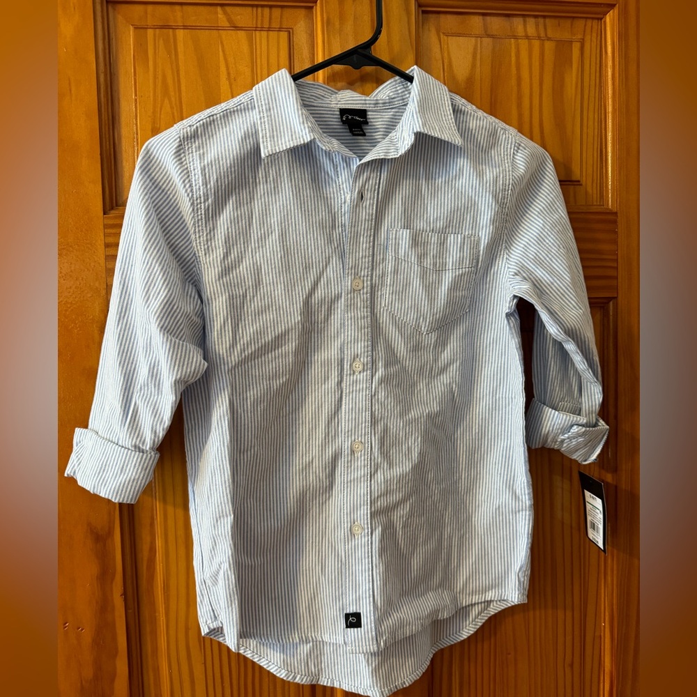 Boys Oxford Striped Long Sleeve shirt